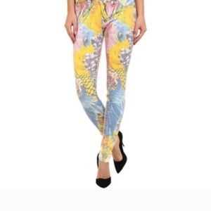 True Religion Casey Floral Skinny Jeans
